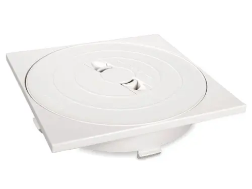 Flangia quadrata e coperchio per skimmer 17,5 l bocca standard AstralPool - immagine 1