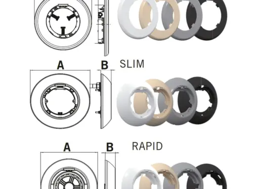 FLANGIA PER LAMPADA LED PER PISCINA -  ASTRAL POOL LUMIPLUS FLEXY - immagine 3