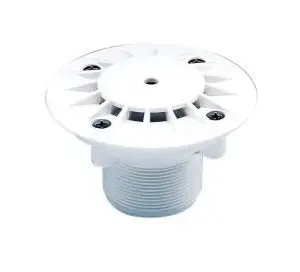 BOCCHETTA MANDATA DI FONDO ASTRAL POOL IN ABS BIANCO PER CEMENTO - immagine 1