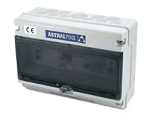 QUADRO ELETTRICO ASTRALPOOL PER PISCINA, PROTEZIONE DELLA POMPA E CONTROLLO FARI CON DIFFERENZIALE MONOFASE - immagine 1