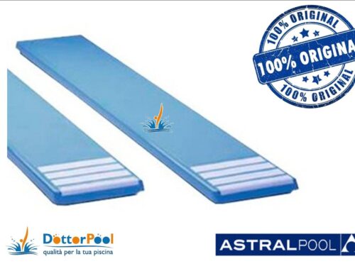 TAVOLA TRAMPOLINO 1,8M X 0,4 IN POLIESTERE AZZURRO - immagine 1