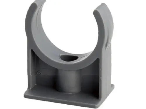 STAFFA A MURO APERTA TIPO PINZA PER TUBO IN PVC - immagine 2