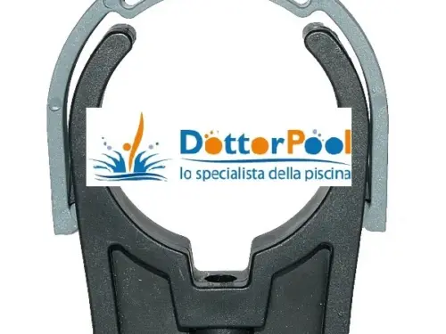 STAFFA A MURO TIPO PINZA PER TUBO IN PVC - immagine 2